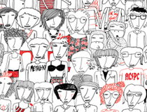 Crowd prints