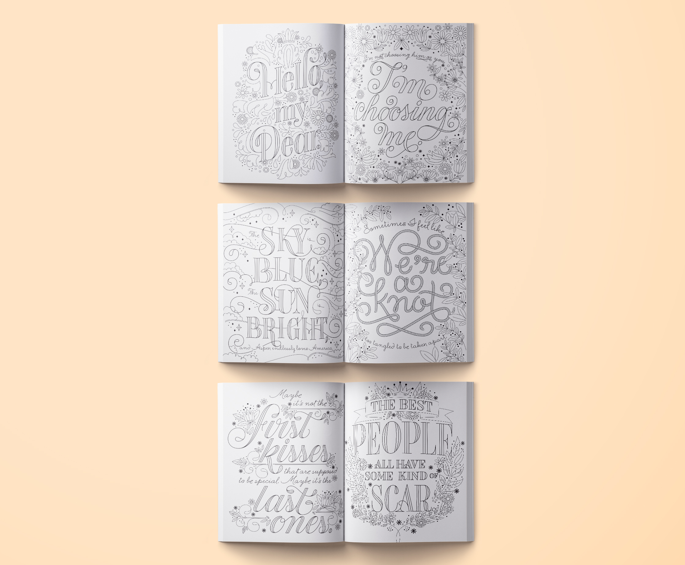 MartinaFlor HarperCollins Colouring Book