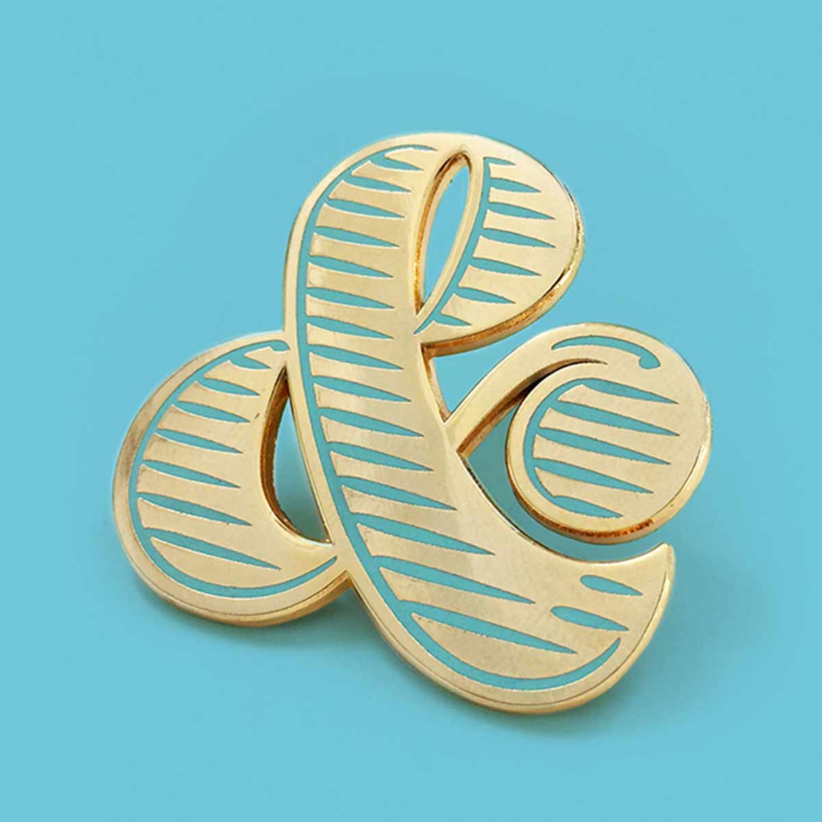 Martina Flor Martina Flor Goods Ampersand Mint card Pin