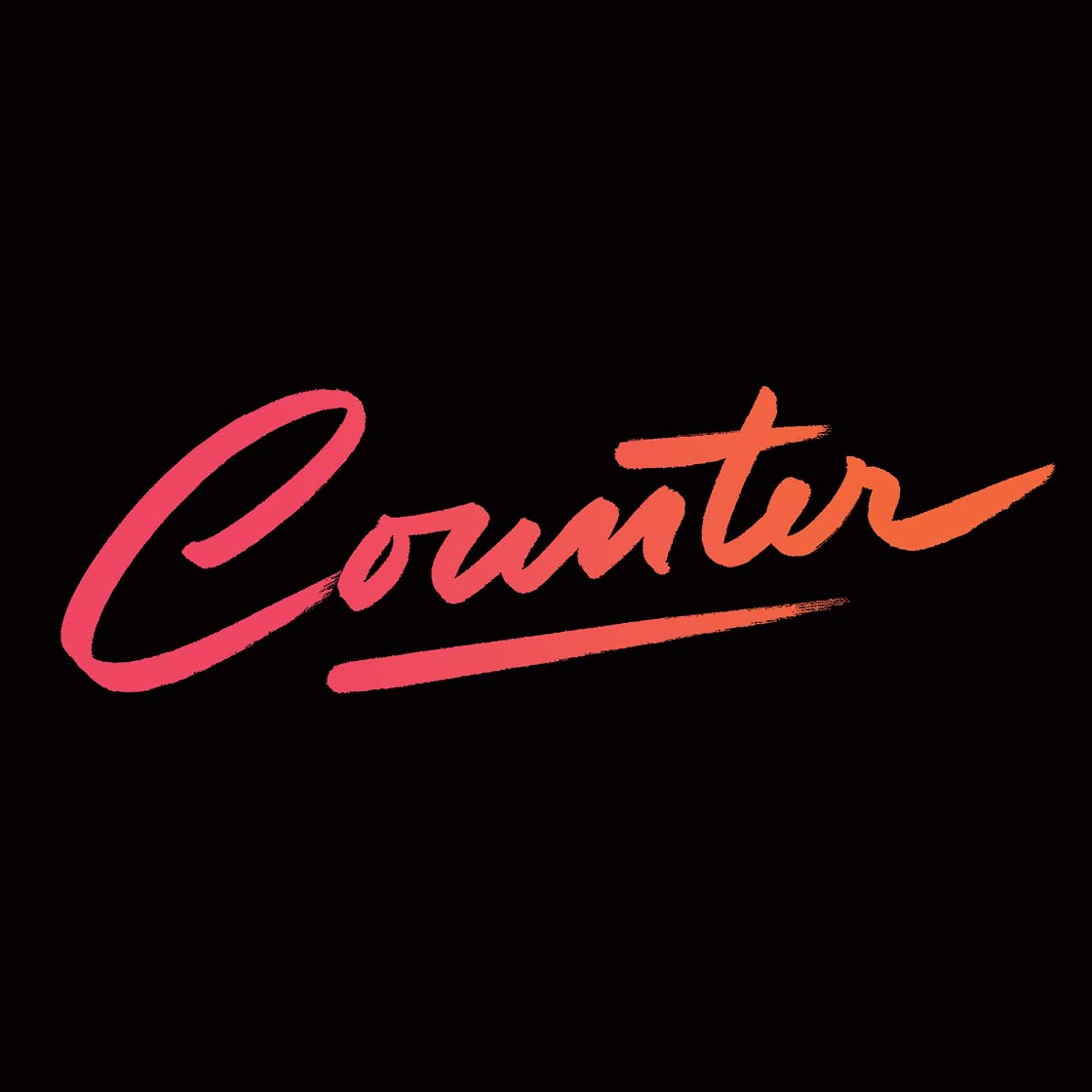 Counter logo 80s eighties Martina Flor