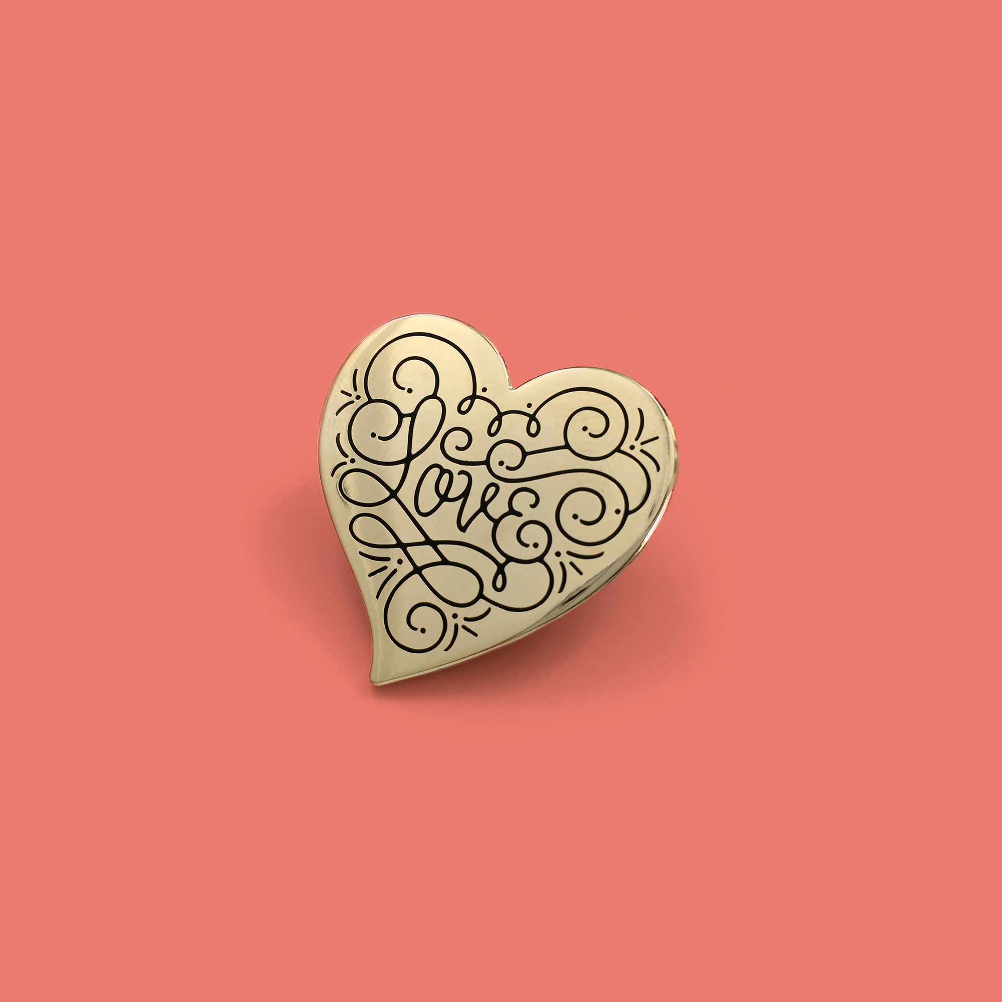 Martina Flor Martina Flor Goods Love card Pin