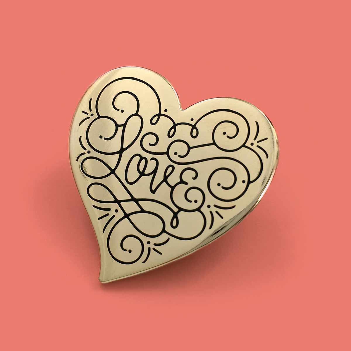 Martina Flor Martina Flor Goods Love card Pin