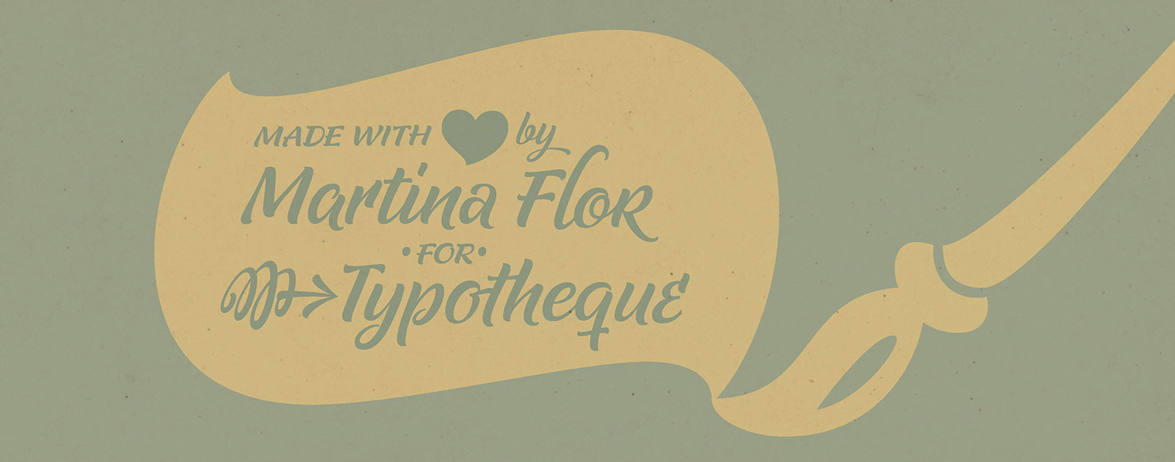 Martina Flor Typoteque Supernova Typeface