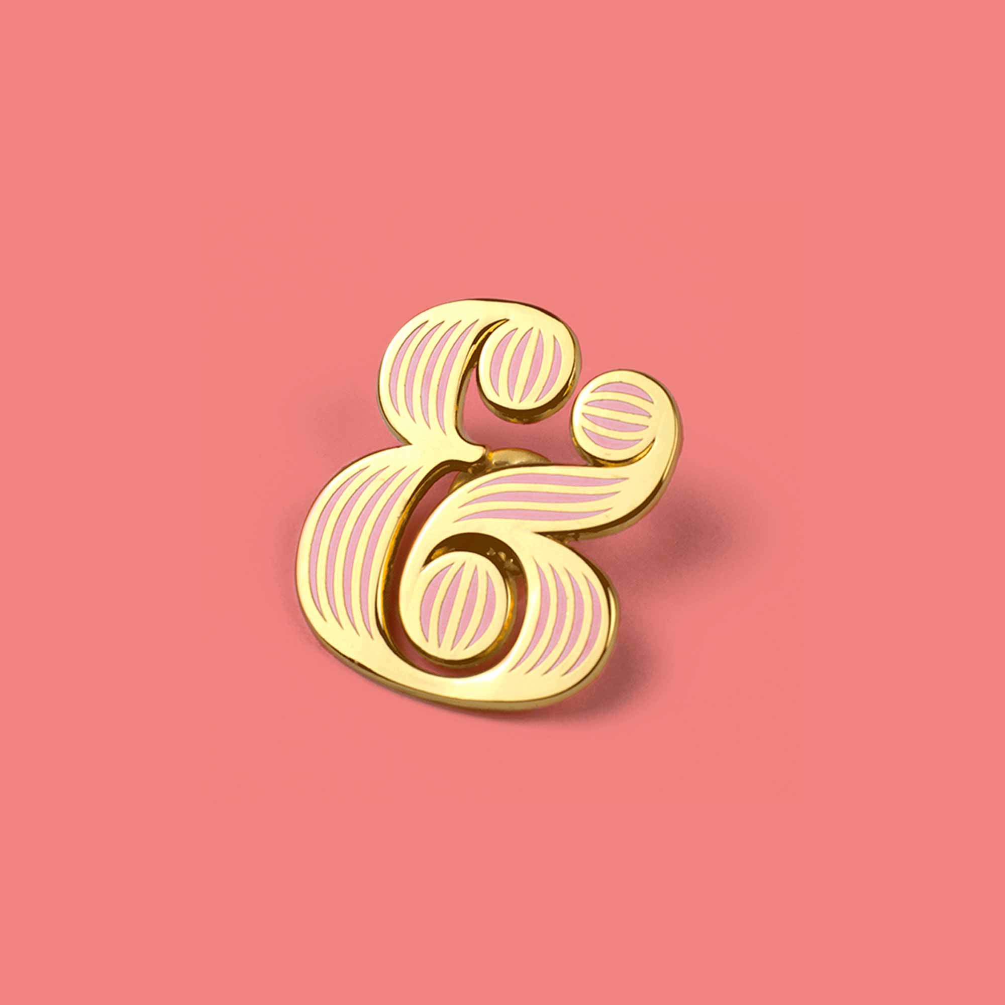 Martina Flor Martina Flor Goods Ampersand Gold card Pin