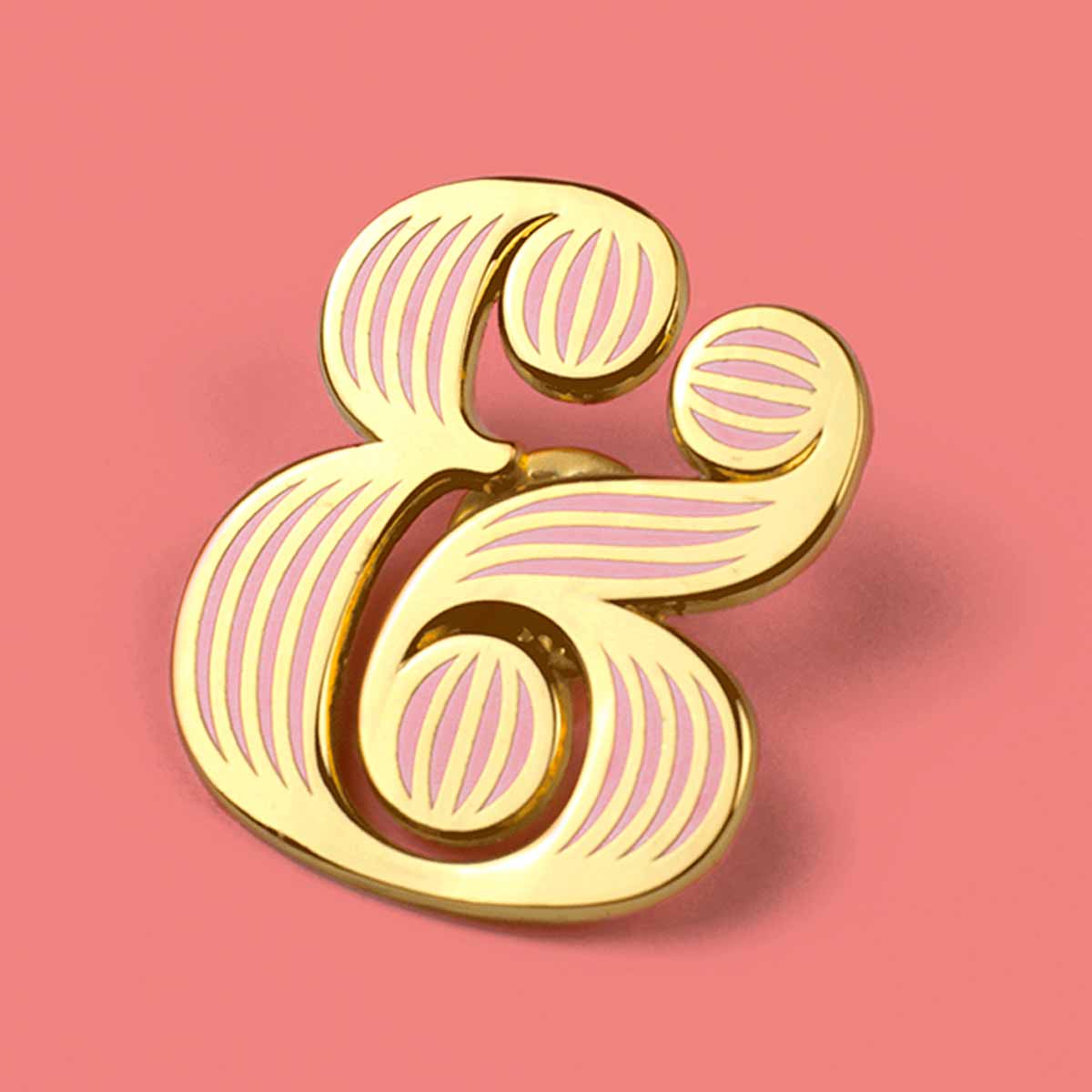 Martina Flor Martina Flor Goods Ampersand Gold card Pin