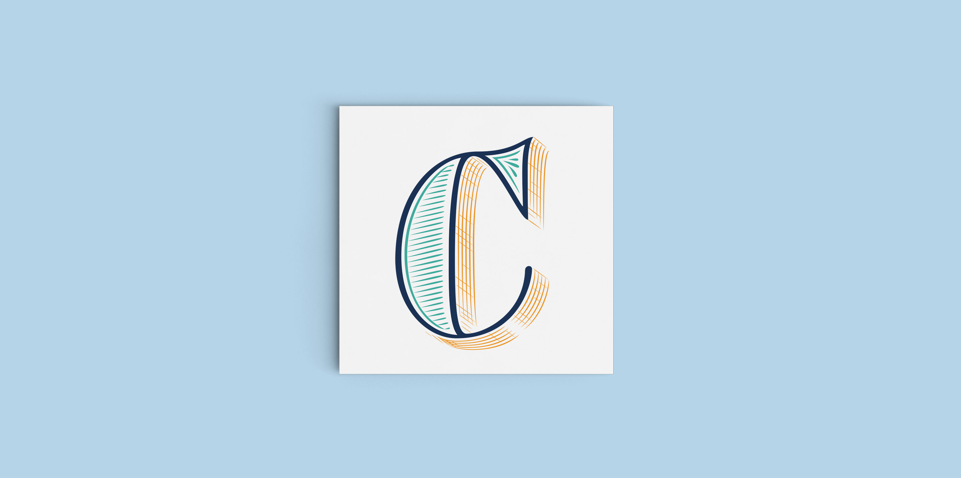 Martina Flor goods capital c letter