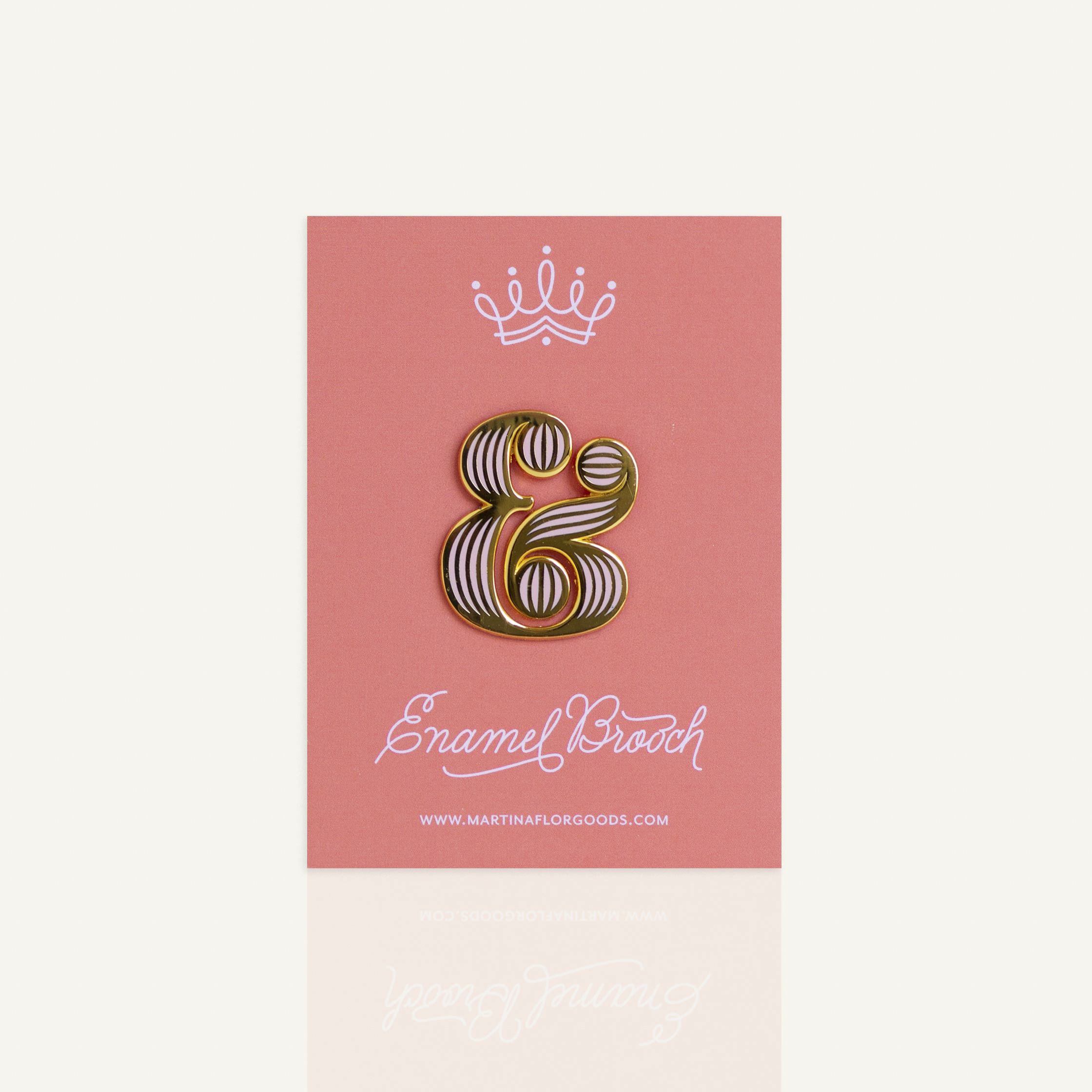 Martina Flor Martina Flor Goods Ampersand Gold card Pin