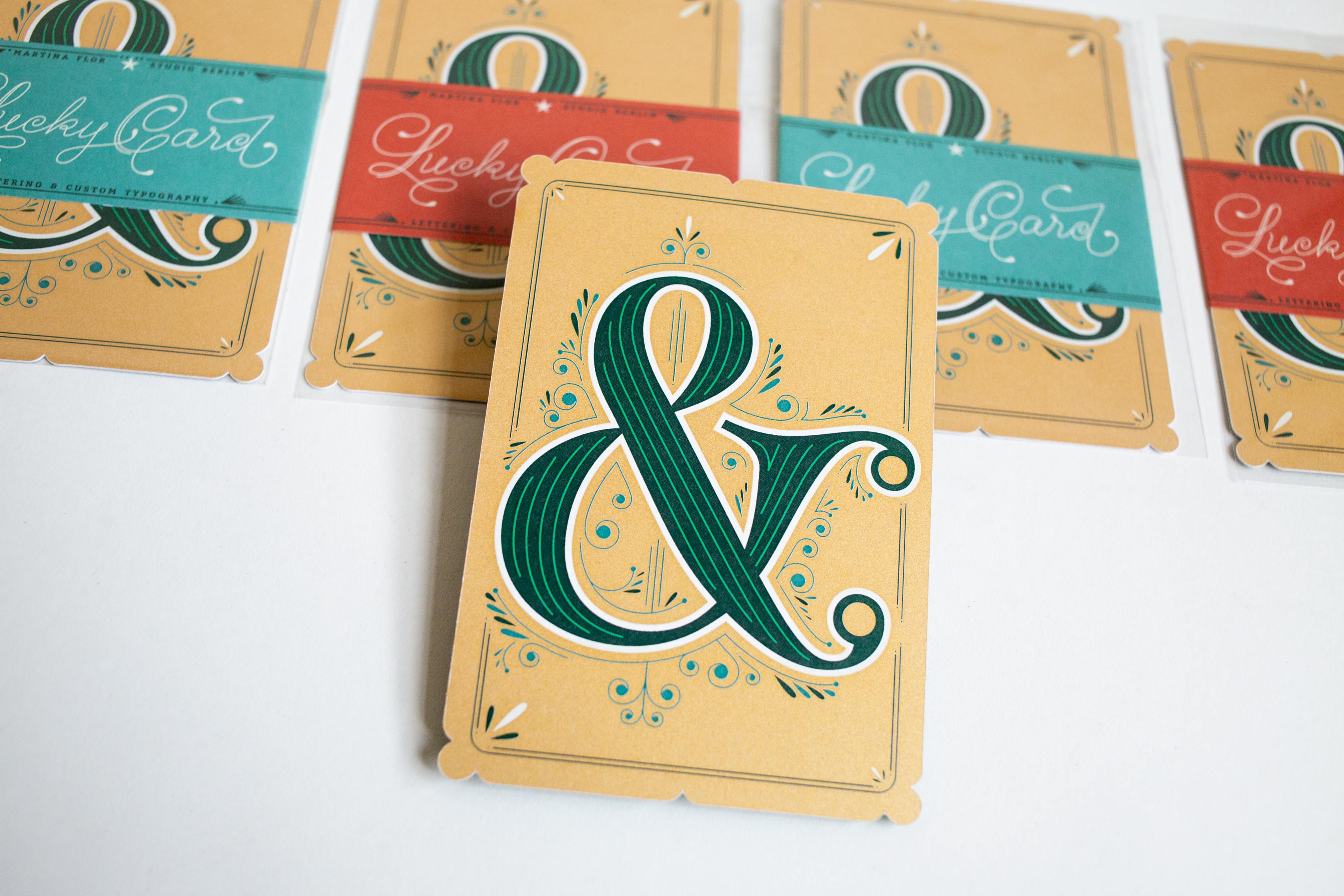 Martina Flor Goods postcard ampersand