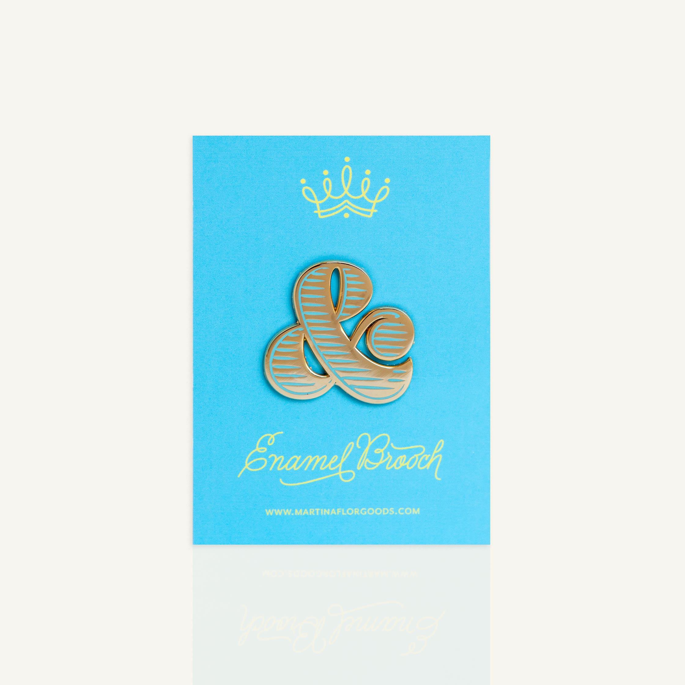 Martina Flor Martina Flor Goods Ampersand Mint card Pin