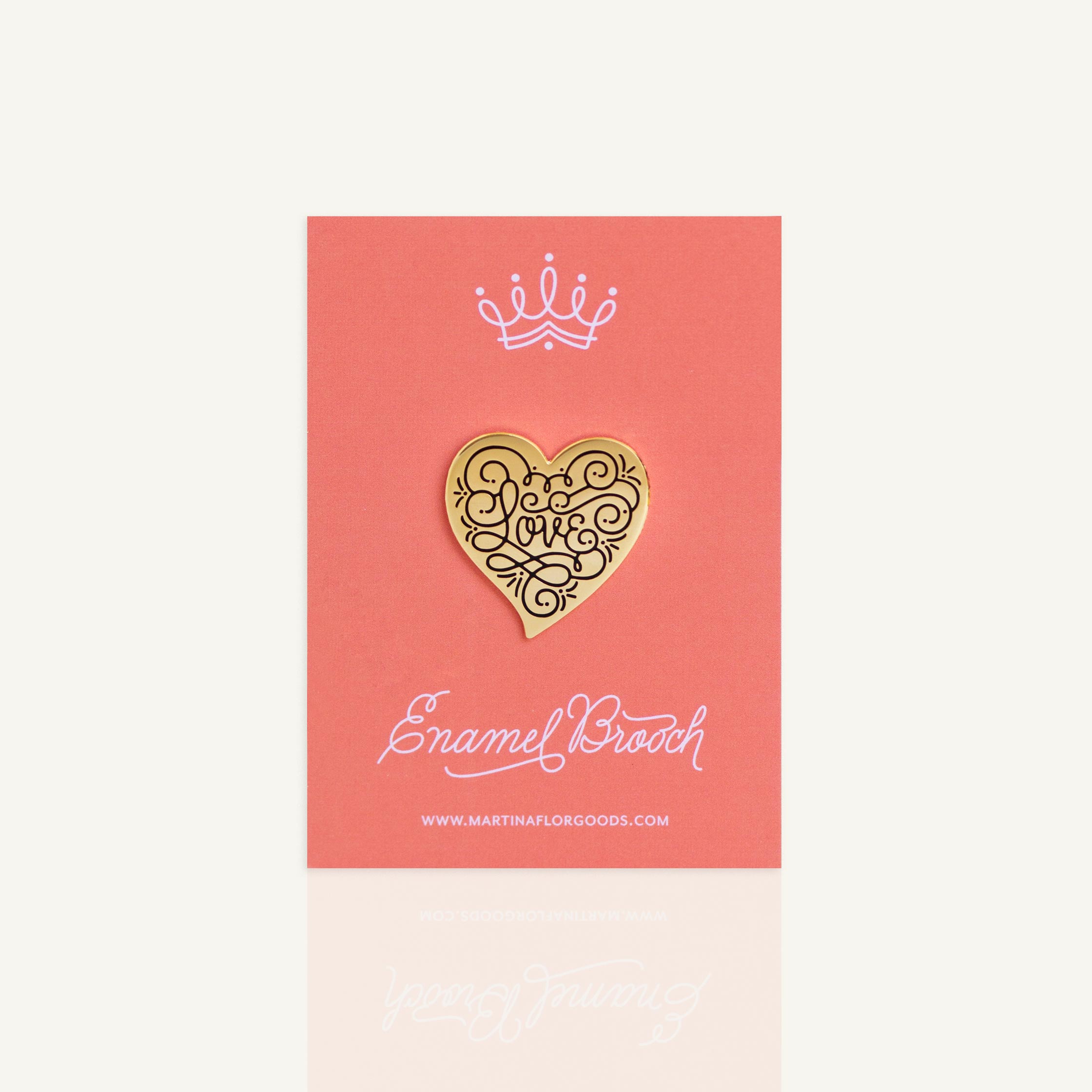 Martina Flor Martina Flor Goods Love card Pin