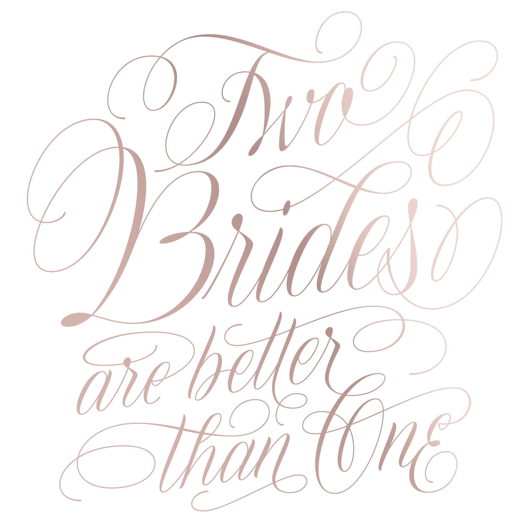 Martina Flor Papyrus Two brides are better than one