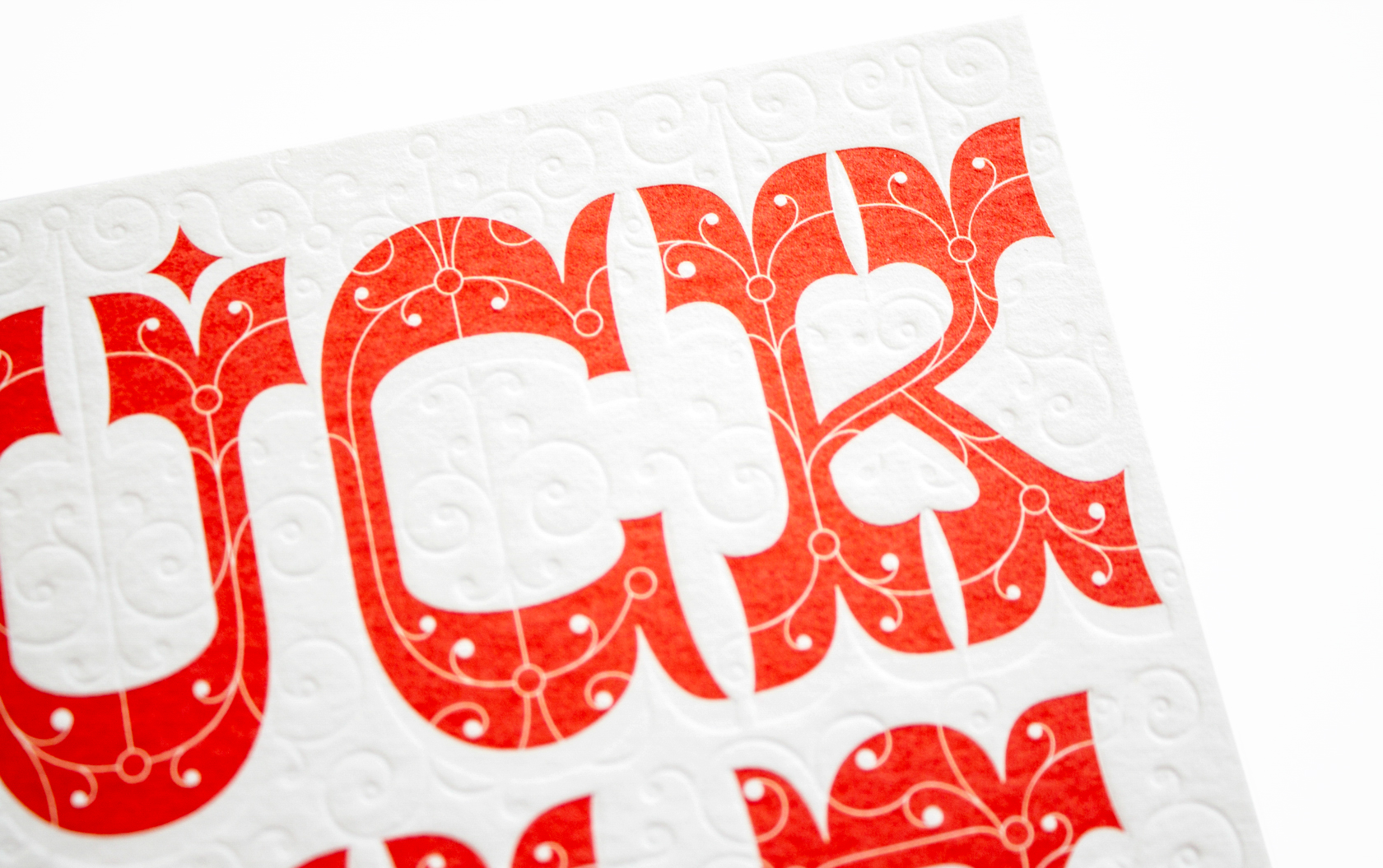 Martina Flor letterpress postcards series