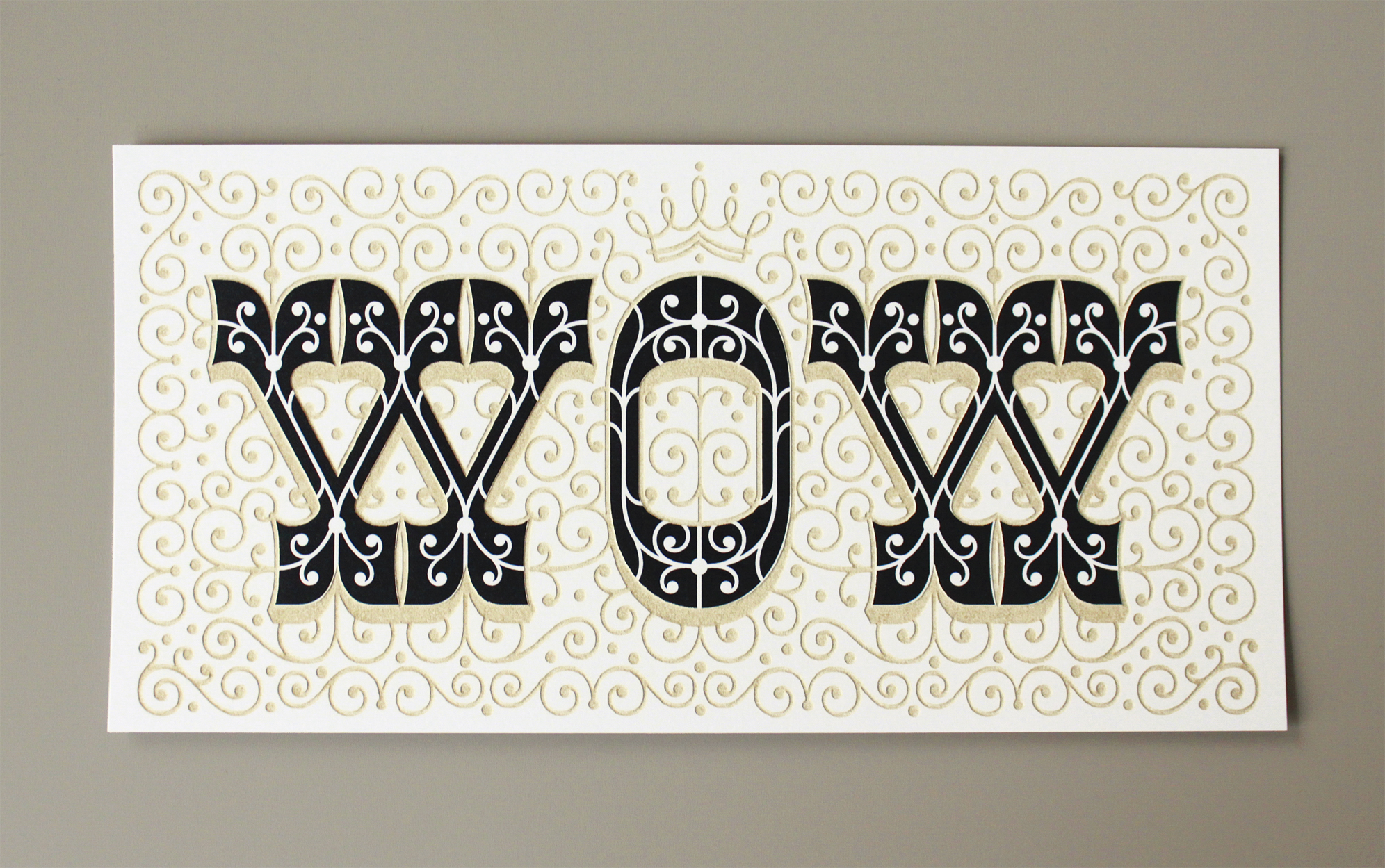 wow postcard Martina Flor