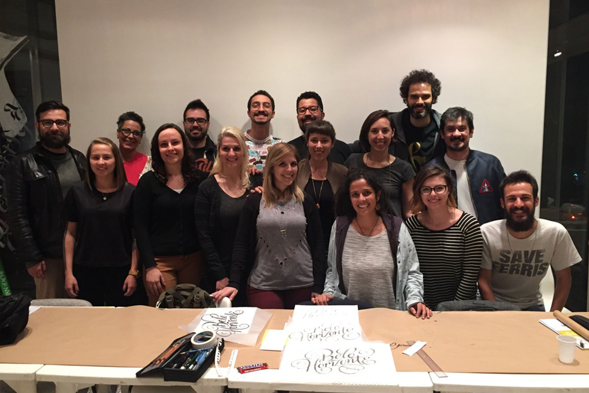 public workshop lettering Martina Flor Berlin