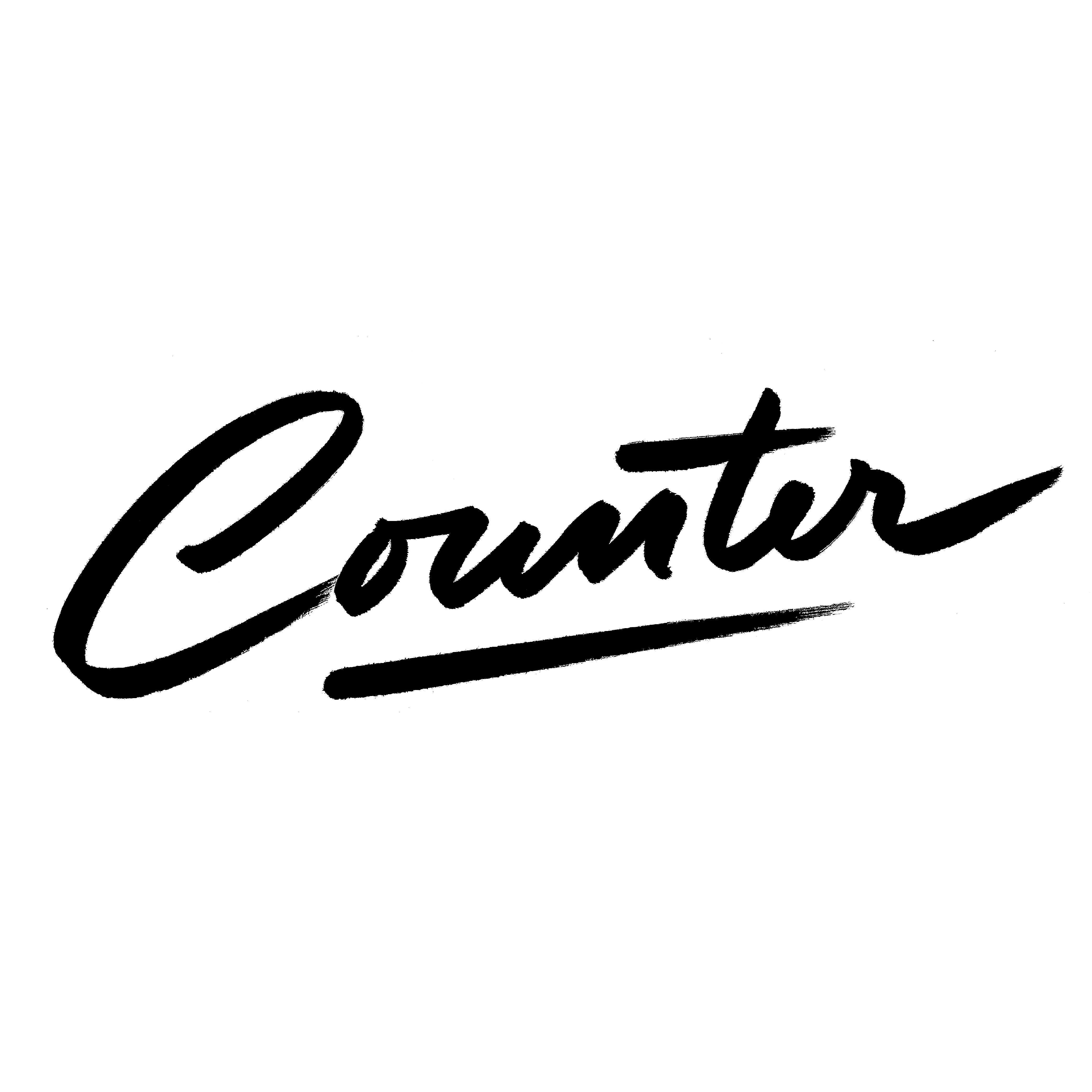 counter logotype design by Martina Flor