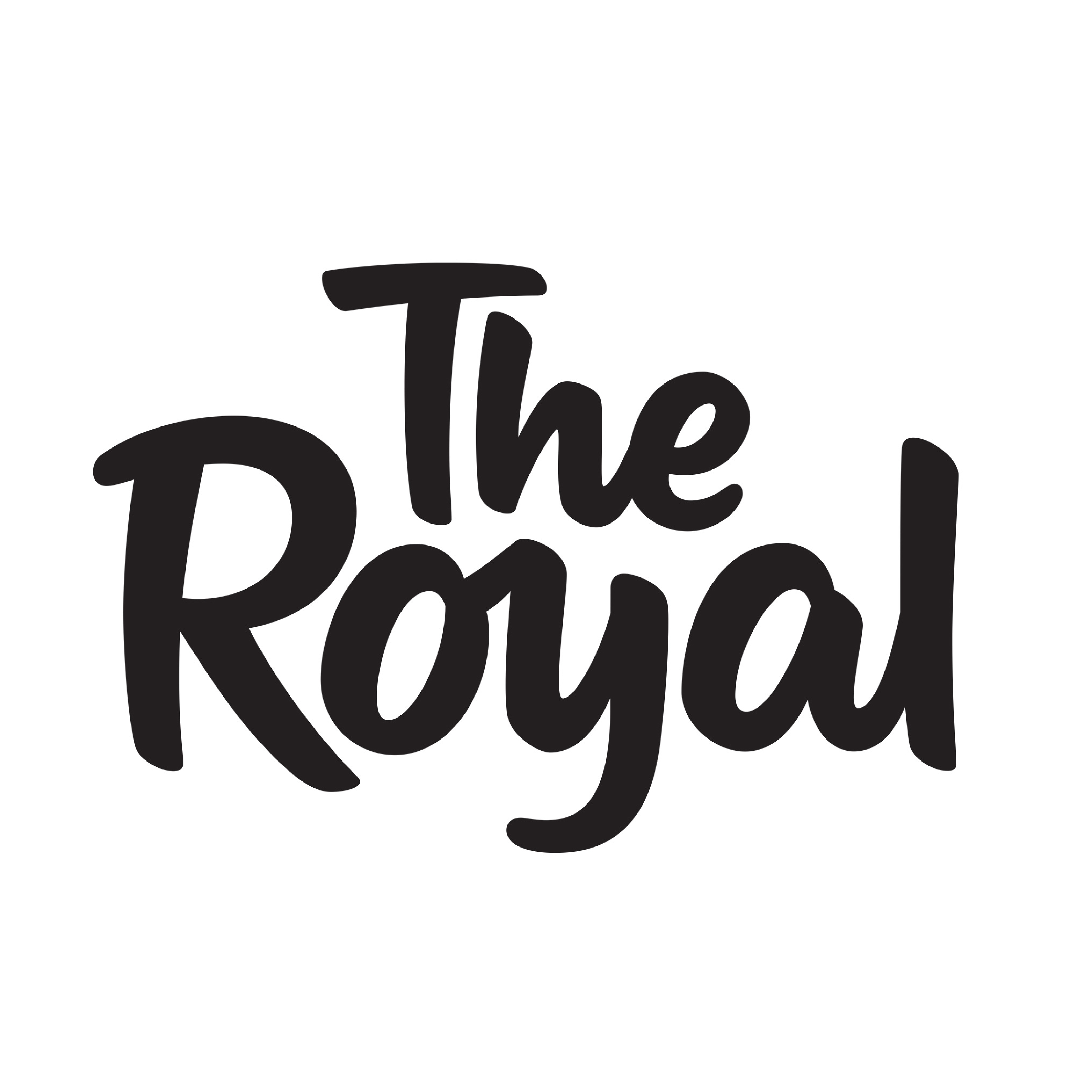 the royal logotype design by Martina Flor