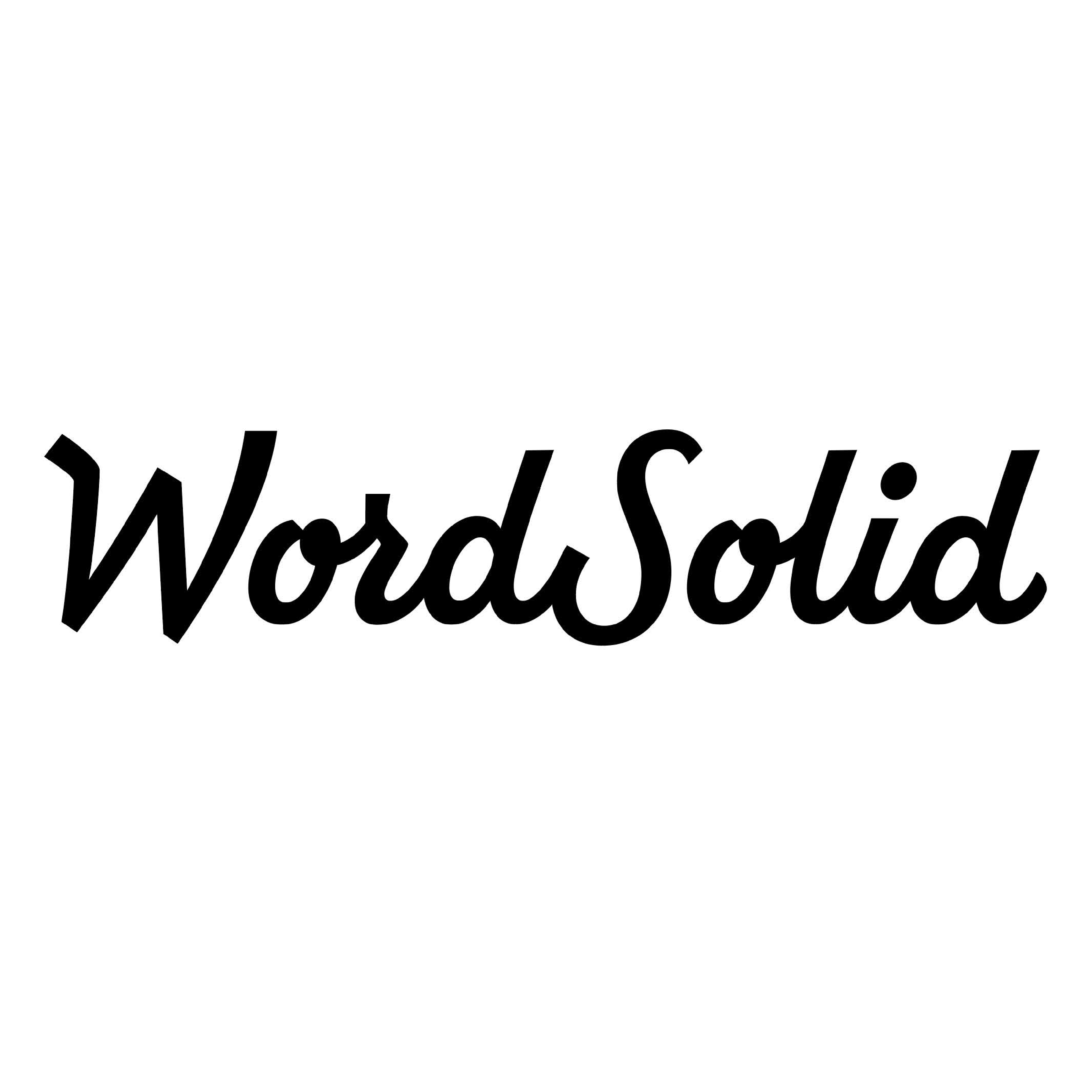 word solid logotype design by Martina Flor