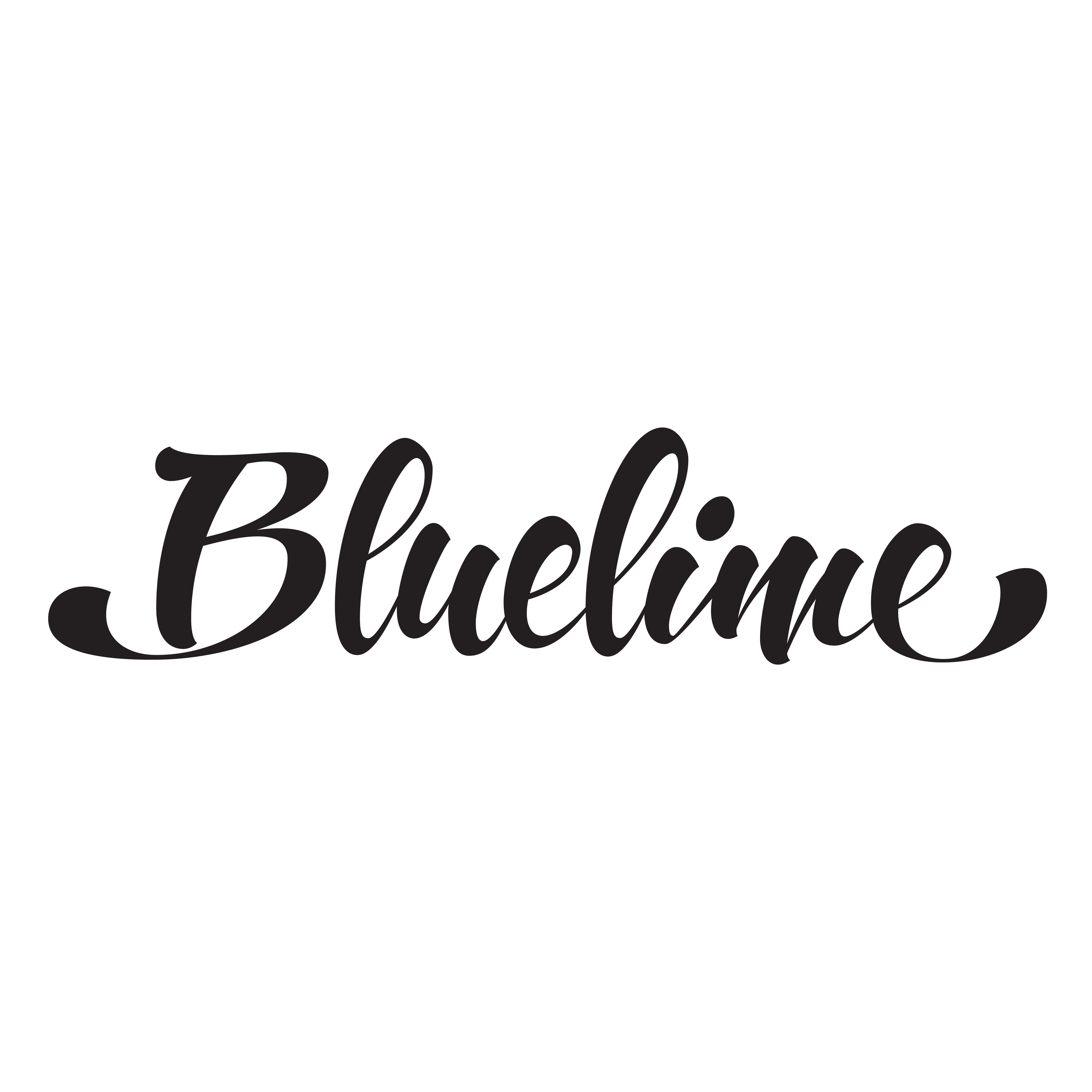 bluelime logotype design by Martina Flor
