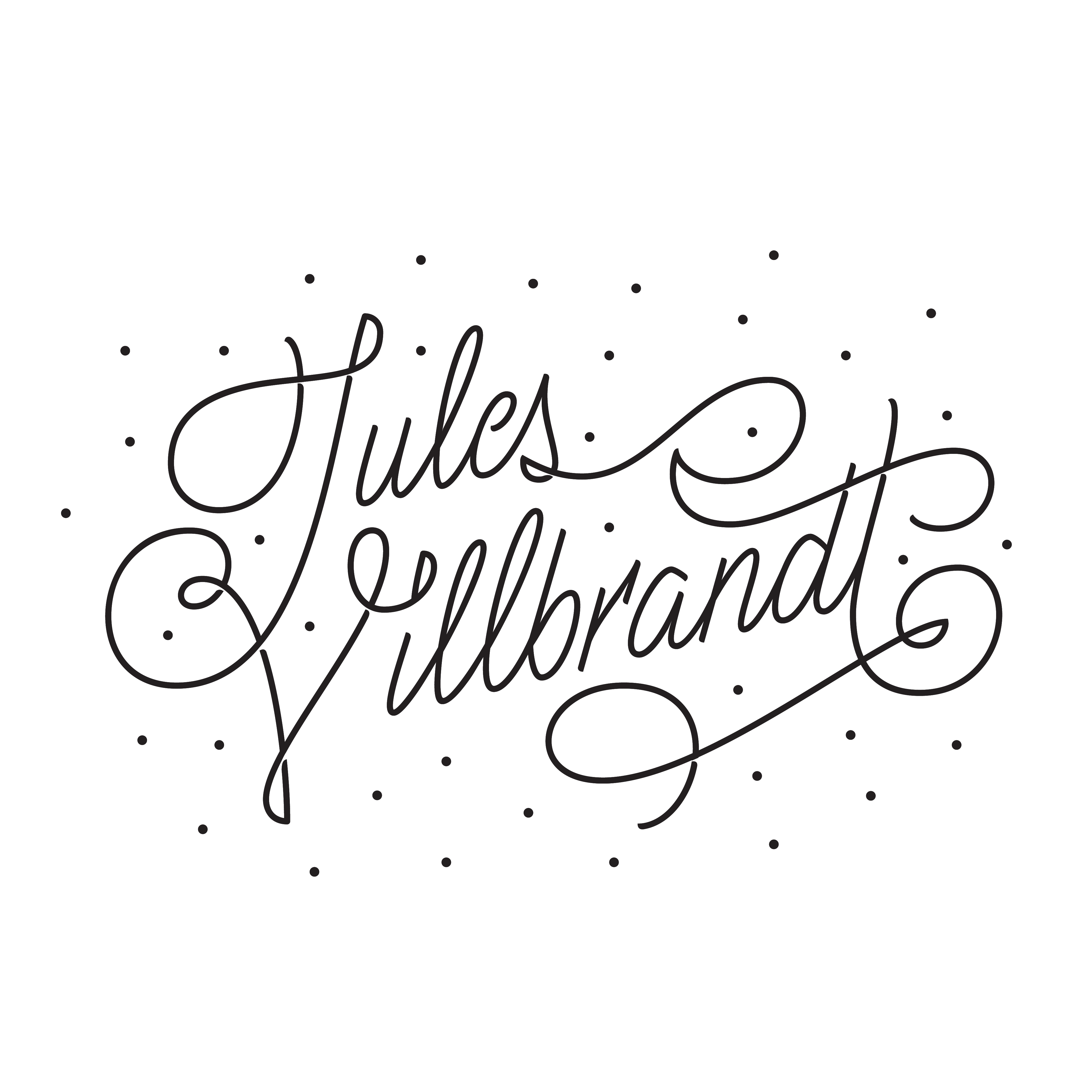 jules villbrandt logotype design by Martina flor